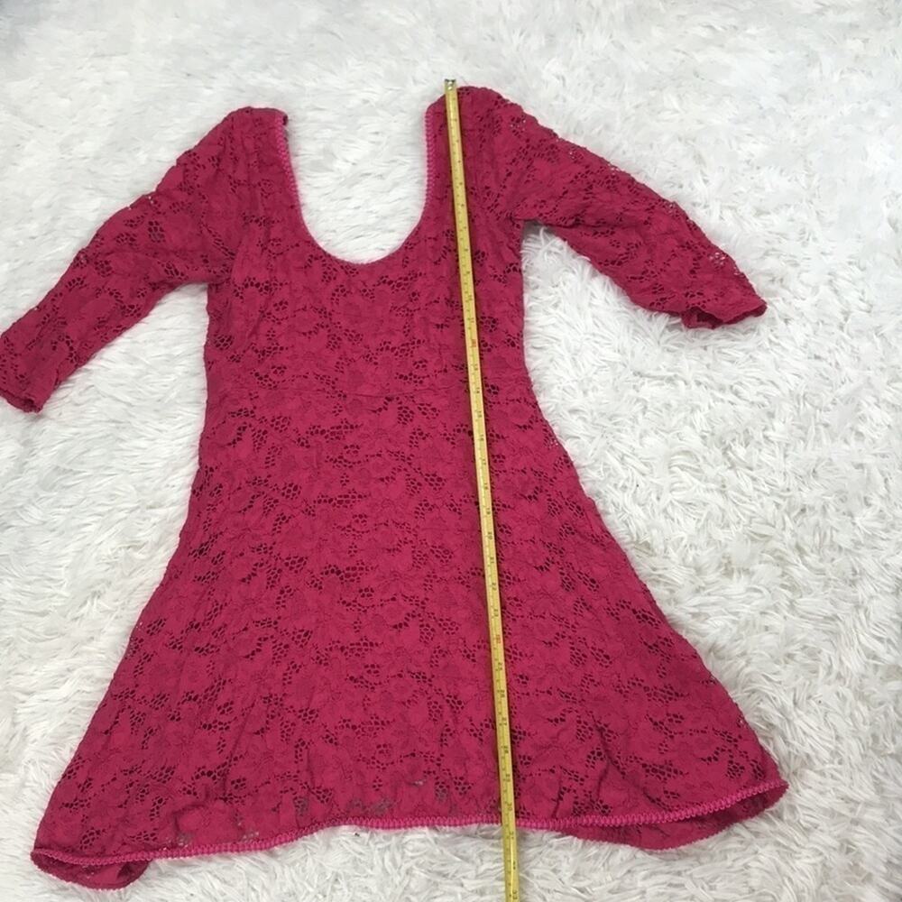 Free People Pink Lace Dress - Picture 2 of 7